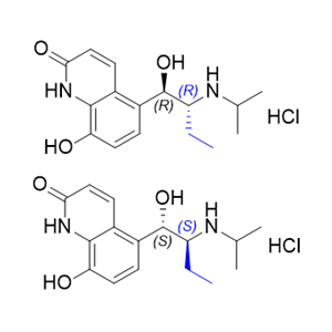 丙卡特罗杂质01,8-hydroxy-5-((1RS,2RS)-1-hydroxy-2-(isopropylamino)butyl)quinolin-2(1H)-one hydrochloride