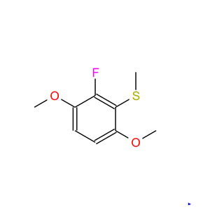 2-氟-1，4-二甲氧基-3-甲硫基苯