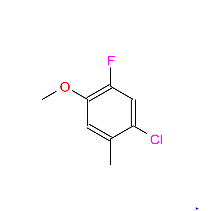 1-氯-5-氟-4-甲氧基-2-甲基苯,1-Chloro-5-fluoro-4-methoxy-2-methyl-benzene