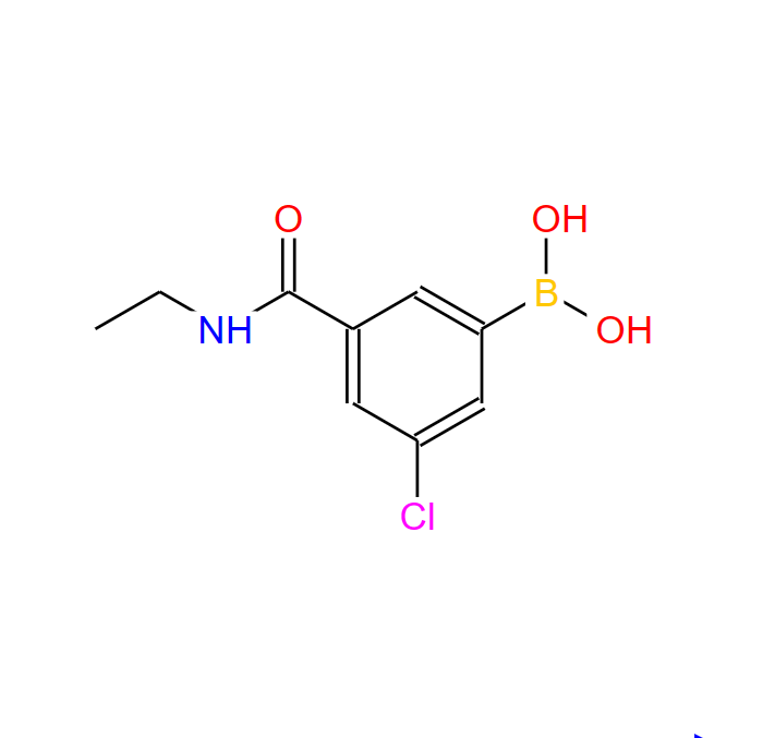 N-乙基 3-硼-5-氯苯甲酰胺,3-Chloro-5-(ethylcarbamoyl)phenylboronic acid