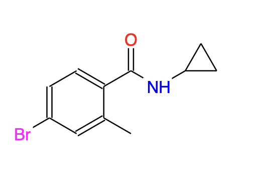 4-溴-N-环丙基-2-甲基苯甲酰胺,4-Bromo-N-cyclopropyl-2-methylbenzamide