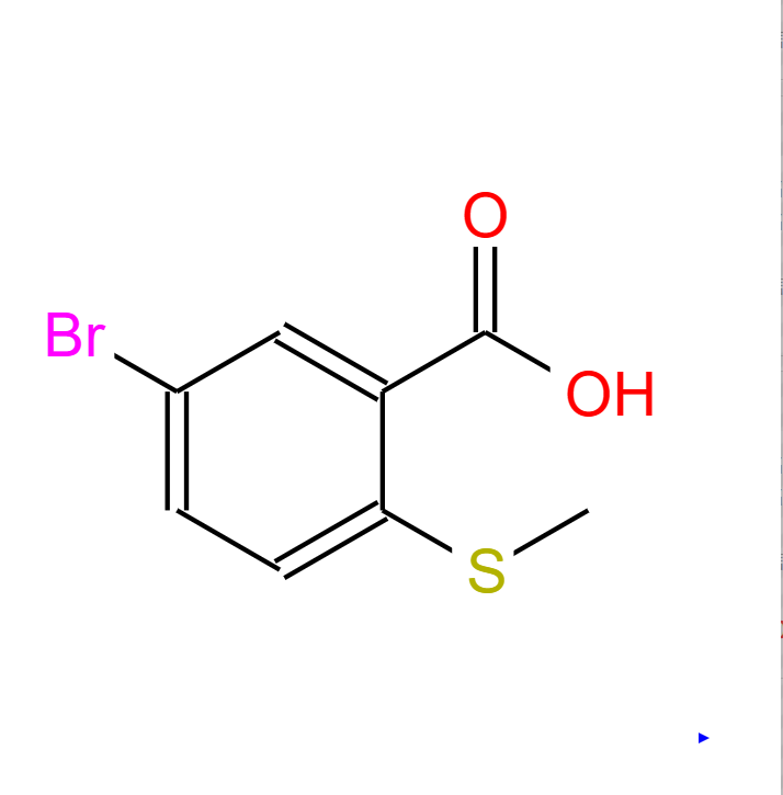 5-溴-2-(甲硫基)苯甲酸,5-BROMO-2-(METHYLTHIO)BENZOIC ACID