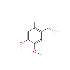 (2-氟-4,5-二甲氧基苯基)甲醇,3,4-DIMETHOXY-6-FLUOROBENZYL ALCOHOL