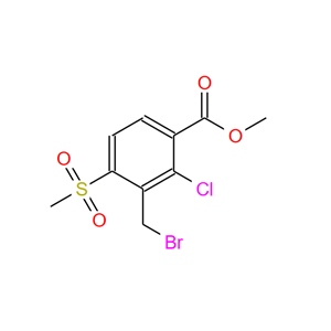 2-氯-3-溴甲基-4-甲磺酰基苯甲酸甲酯,methyl 3-bromomethyl-2-chloro-4-methyl-sulfonylbenzoate