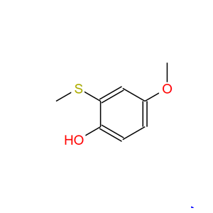 4-甲氧基-2-甲硫基苯酚,4-Methoxy-2-(methylthio)phenol