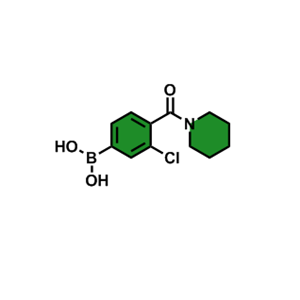 3-氯-4-(哌啶-1-羰基)苯基硼酸