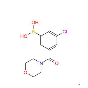 3-氯-5-吗啉-4-羰基苯硼酸