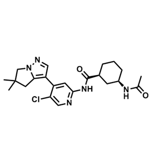 (1S,3R)-3-乙酰氨基-N-(5-氯-4-(5,5-二甲基-5,6-二氫-4H-吡咯并[1,2-b]吡唑-3-基)吡啶吡啶-2-基)環(huán)己烷甲酰胺