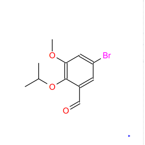 5-溴-3-甲氧基-2-（1-甲基乙氧基）苯甲醛,Benzaldehyde, 5-bromo-3-methoxy-2-(1-methylethoxy)-