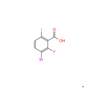 3-溴-2-氟-6-碘苯甲酸,3-bromo-2-fluoro-6-iodobenzoicacid