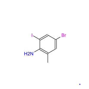 2-甲基-4-溴-6-碘苯胺
