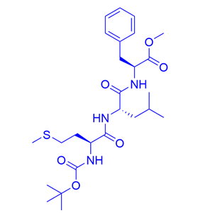 保护基三肽Boc-MLF-Ome/77542-78-0/tert-butyloxycarbonyl-methionyl-leucyl-phenylalanine methyl ester