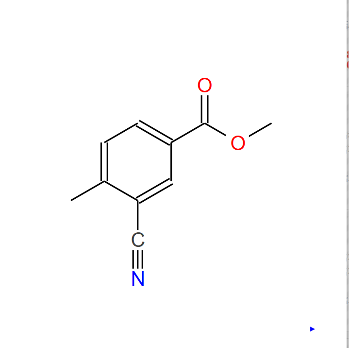 3-氰基-4-甲基苯甲酸甲酯,Methyl 3-cyano-4-Methylbenzoate