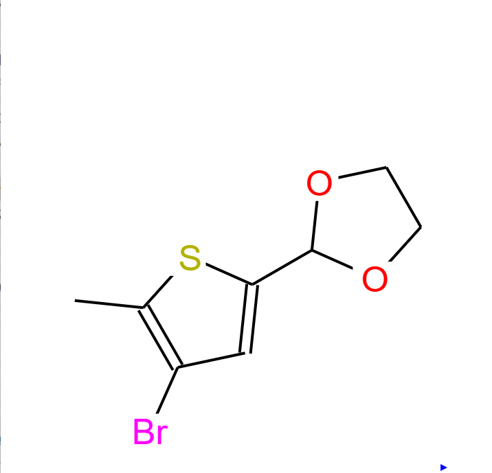 2-(4-溴-5-甲基-2-噻吩基)-1,3-二氧杂环戊烷,1,3-DIOXOLANE, 2-(4-BROMO-5-METHYL-2-THIENYL)-