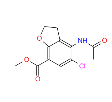 4-乙酰胺氨基-5-氯-7-苯并呋喃甲酸甲酯,Methyl 4-(acetylaMino)-5-chloro-2,3-dihydrobenzofuran-7-carboxylate