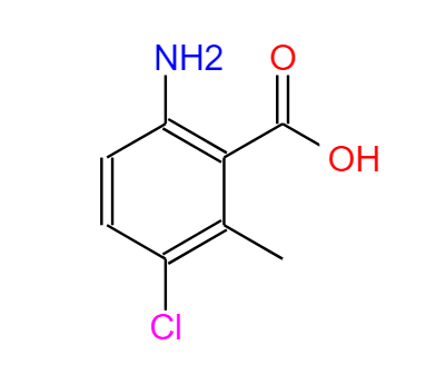 6-氨基-3-氯-2-甲基苯甲酸,6-amino-3-chloro-2-methylbenzoic acid