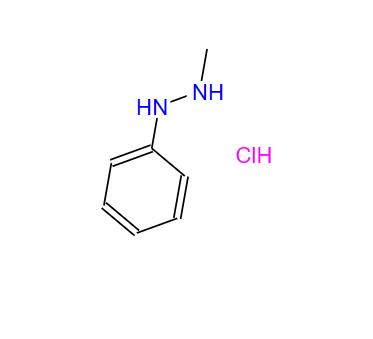 N-甲基苯肼盐酸盐,Hydrazine, 1-Methyl-2-phenyl-, hydrochloride (1:1)