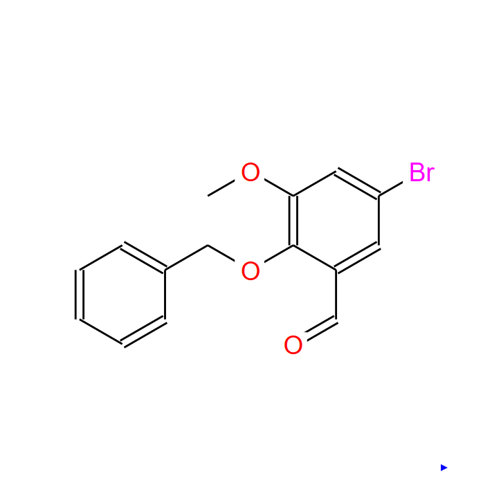 5-溴-3-甲氧基-2-苯甲氧基苯甲醛,Benzaldehyde, 5-bromo-3-methoxy-2-(phenylmethoxy)-