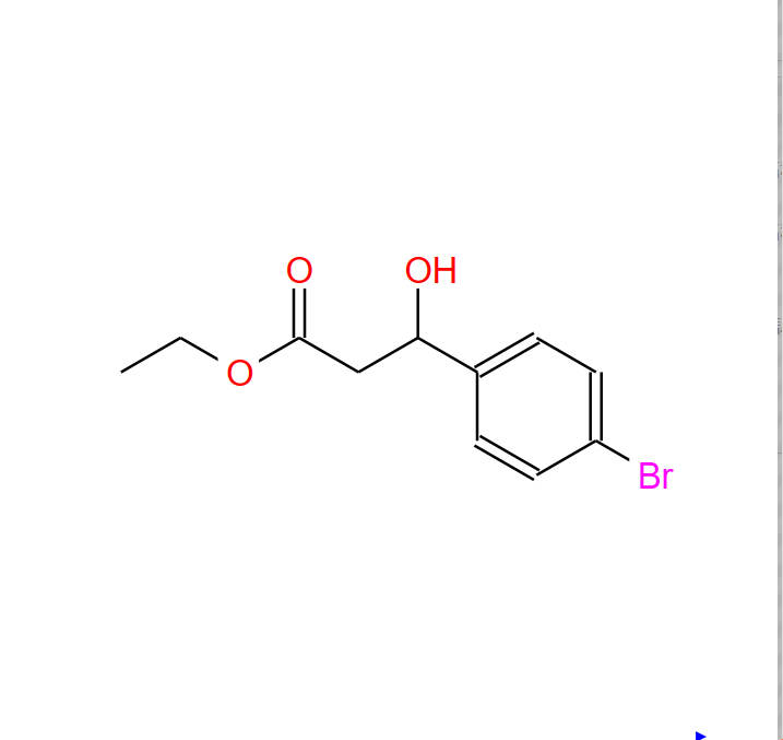 4-溴-β-羟基苯丙酸乙酯,Benzenepropanoic acid, 4-bromo-β-hydroxy-, ethyl ester