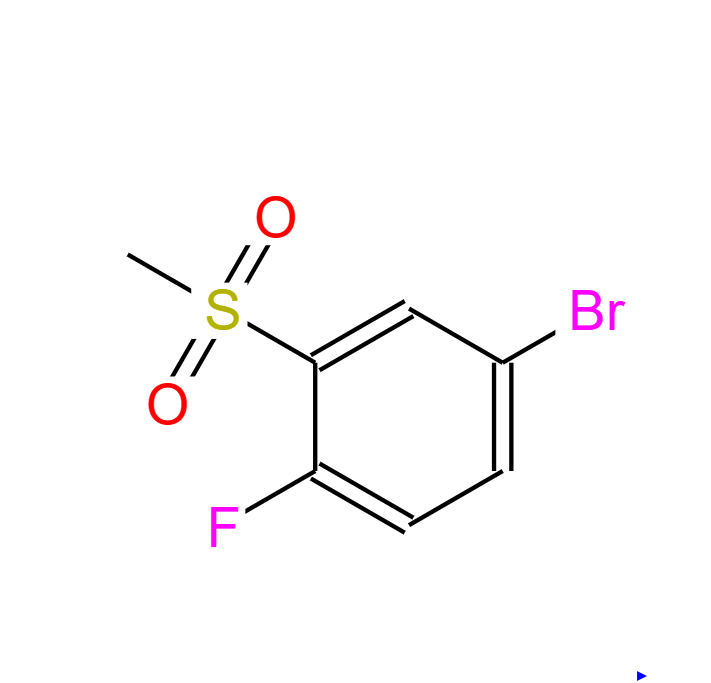 4-溴-1-氟-2-(甲基磺酰基)苯,4-BROMO-1-FLUORO-2-(METHYLSULPHONYL)BENZENE