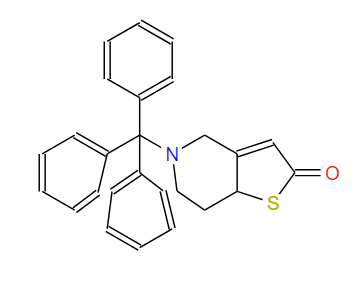 5,6,7,7A-四氢-5-(三苯甲基)噻吩并[3,2-C]吡啶酮,5,6,7,7a-Tetrahydro-5-(triphenylMethyl)thieno[3,2-c]pyridinone