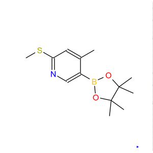 4-甲基-2-甲硫基-5-（4，4，5，5-四甲基-1，3，2-二氧杂环氧英）