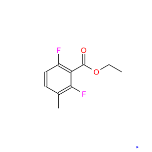 2,6-二氟-3-甲基苯甲酸乙酯,Benzoic acid, 2,6-difluoro-3-methyl-, ethyl ester (9CI)