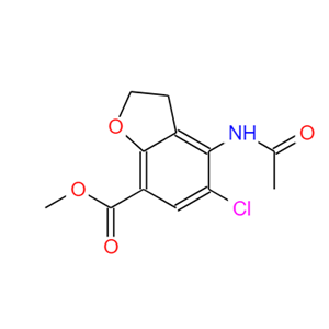 4-乙酰胺氨基-5-氯-7-苯并呋喃甲酸甲酯,Methyl 4-(acetylaMino)-5-chloro-2,3-dihydrobenzofuran-7-carboxylate