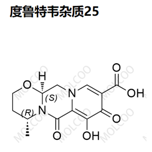 度鲁特韦杂质25 	C13H14N2O6         多替拉韦杂质25