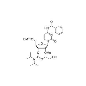 2'-O-Methyl-N4-Benzoyl-5'-O-DMT-Cytidine-3'-CE-Phosphoramidite