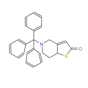 5,6,7,7A-四氢-5-(三苯甲基)噻吩并[3,2-C]吡啶酮
