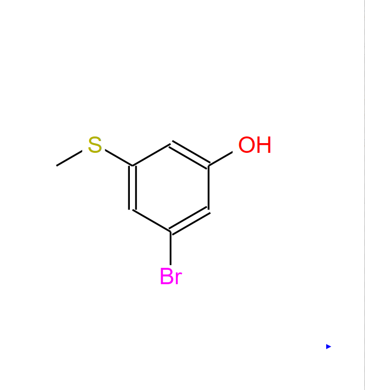 3-溴-5-(甲硫基)苯酚,3-bromo-5-(methylthio)phenol