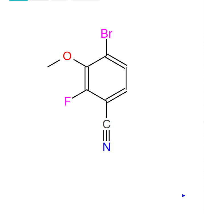 4-溴-2-氟-3-甲氧基苯腈,4-Bromo-2-fluoro-3-methoxybenzonitrile