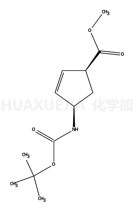 (1R-4S)-4-[[(1,1-二甲基乙氧基)羰基]氨基]- 2-環(huán)戊烯-1-羧酸甲酯,Methyl (1R,4S)-4-({[(2-methyl-2-propanyl)oxy]carbonyl}amino)-2-cy clopentene-1-carboxylate