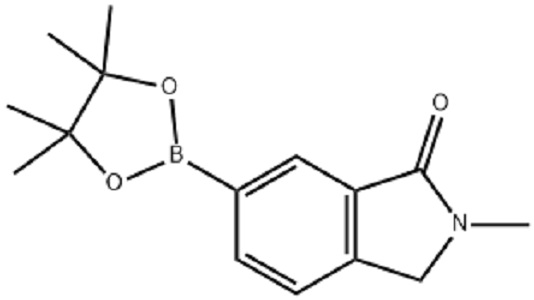 2-甲基-6-(4,4,5,5-四甲基-1,3,2-二氧硼戊烷-2-基)异吲哚啉-1-酮,2-Methyl-6-(4,4,5,5-tetraMethyl-[1,3,2]dioxaborolan-2-yl)-2,3-dihydro-isoindol-1-one