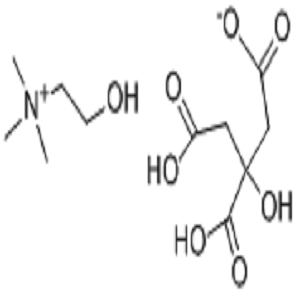 柠檬酸二氢胆碱,Choline dihydrogencitrate salt