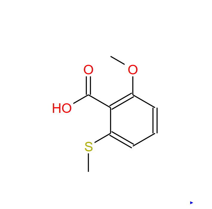 2-甲氧基-6-甲硫基苯甲酸,2-methoxy-6-(methylthio)benzoic acid