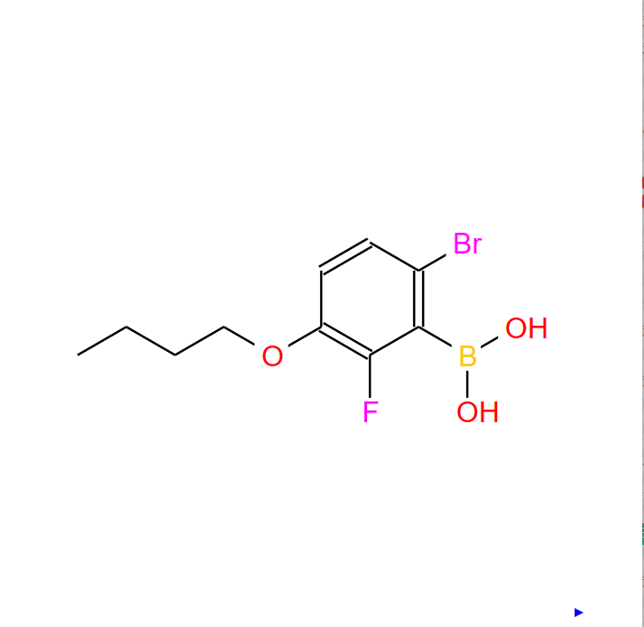 6-溴-3-丁氧基-2-氟苯硼酸,6-BROMO-3-BUTOXY-2-FLUOROPHENYLBORONIC ACID