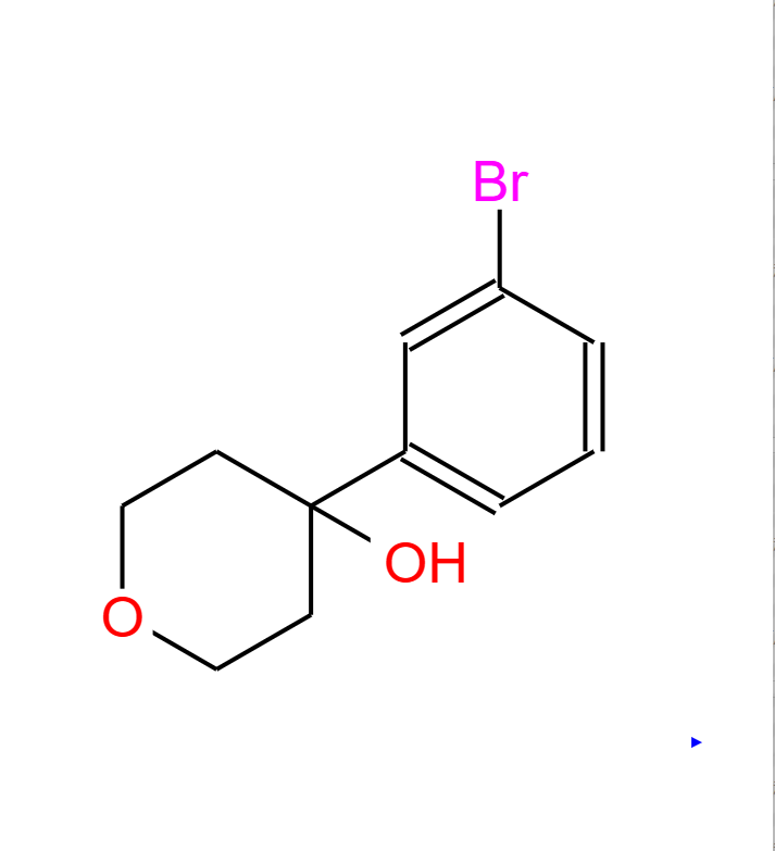 4-（3-溴苯基）四氢吡喃-2-醇,4-(3-BROMOPHENYL)-TETRAHYDRO-2H-PYRAN-4-OL