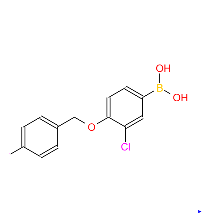 3-氯-4-(4'-氟芐氧基)苯基硼酸,3-CHLORO-4-(4'-FLUOROBENZYLOXY)PHENYLBO&