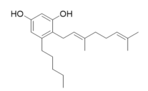(E)-4-(3,7-dimethylocta-2,6-dien-1-yl)-5-pentylbenzene-1,3-diol