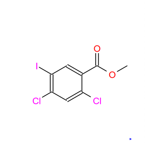 2，4-二氯-5-碘苯甲酸甲酯,2,4-dichloro-5-iodobenzoic acid methyl ester