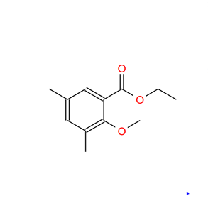 2-甲氧基-3，5-二甲基苯甲酸乙酯,Benzoic acid, 2-methoxy-3,5-dimethyl-, ethyl ester