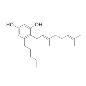 (E)-4-(3,7-dimethylocta-2,6-dien-1-yl)-5-pentylbenzene-1,3-diol