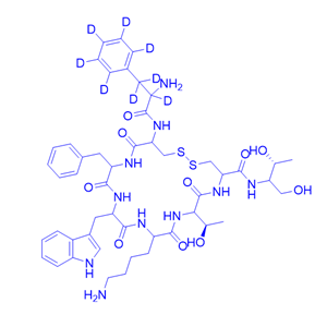 奥曲肽同位素杂质多肽/1240797-41-4/Octreotide Acetate D8
