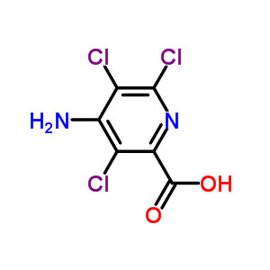 毒莠定,4-amino-3,5,6-trichloropicolinic acid