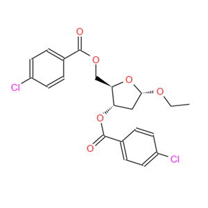 1-乙氧基-2-脱氧-3,5-二-O-对氯苯甲酰基-D-核糖,1-ethoxy-2-deoxy-3,5-di-O-p-chlorobenzoyl-D-ribose