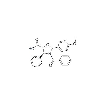 紫杉醇侧链,(4S,5R)-3-Benzoyl-2-(4-methoxyphenyl)-4-phenyl-5-oxazolidinecarboxylic acid