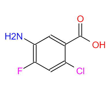 5-氨基-2-氯-4-氟苯甲酸,5-amino-2-chloro-4-fluorobenzoic acid