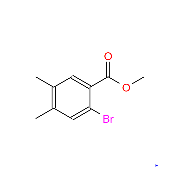 2-溴-4,5-二甲基苯甲酸甲酯,Benzoic acid, 2-bromo-4,5-dimethyl-, methyl ester